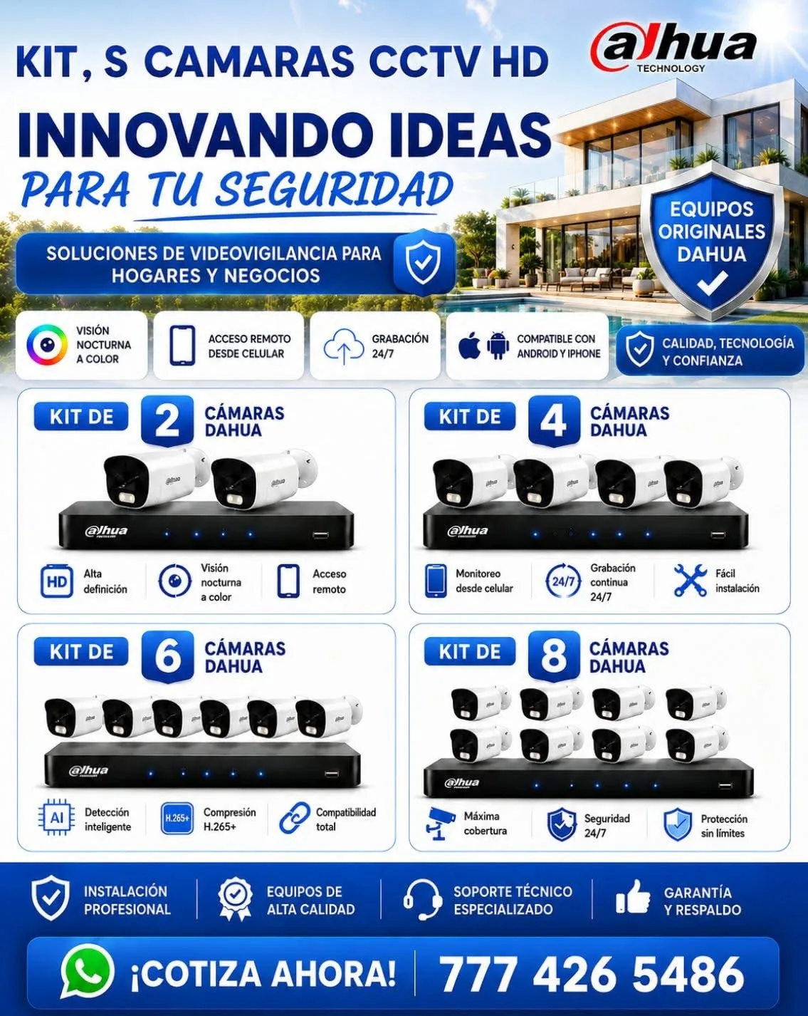 Kits de cámaras CCTV