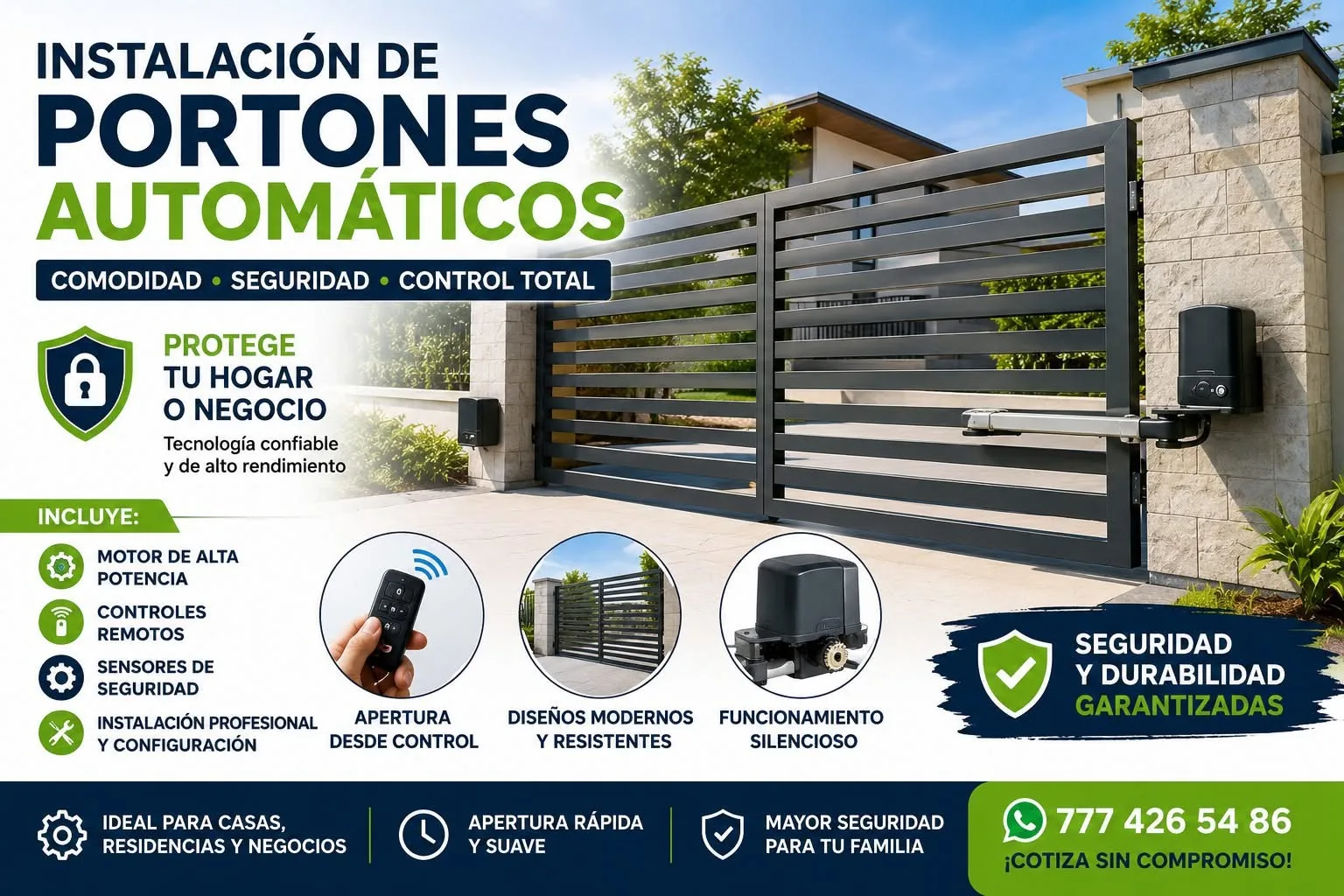 Sistema de alarma para hogar y negocio